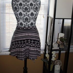Charlotte Russe Tribal Skater Skirt